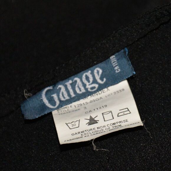 Y2K Vintage Embroidered Flare Black Low Rise Pants Sz 2 - Picture 7 of 7